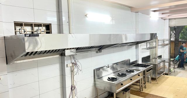 Lắp đặt thiết bị bếp tại Bếp nấu Mizu Hub